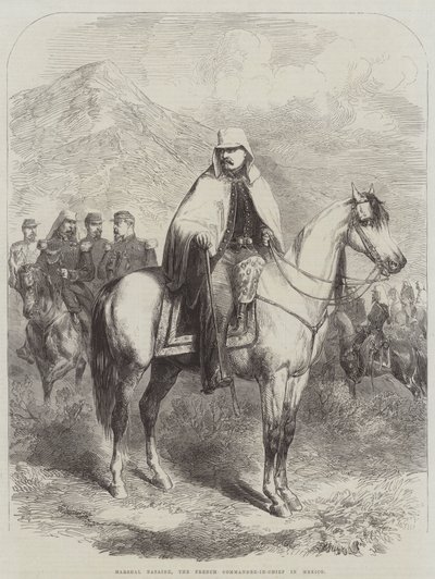 Marschall Bazaine, der französische Oberbefehlshaber in Mexiko von English School